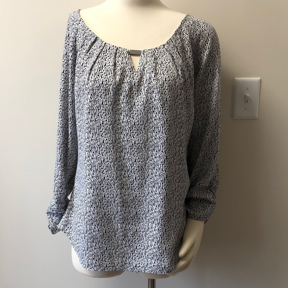 WHBM Career Dress Date Blouse